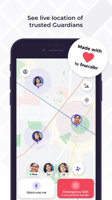 Emulate iPhone app Guardians from Truecaller using MyAndroid