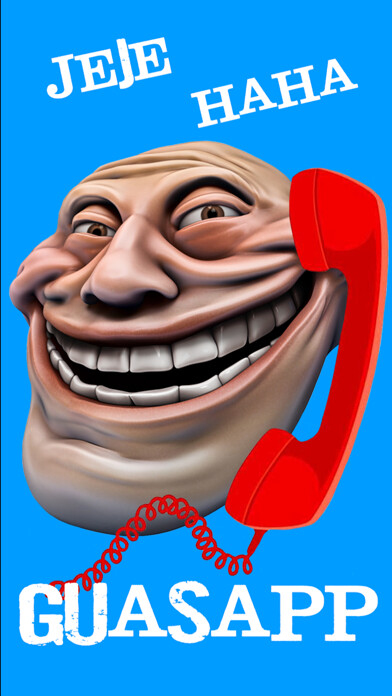 Emulate iPhone app Guasapp Bromas Telefónicas using MyAndroid