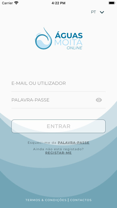 Emulate iPhone app Águas Moita Online using MyAndroid Emulate iPhone app Águas Moita Online using MyAndroid