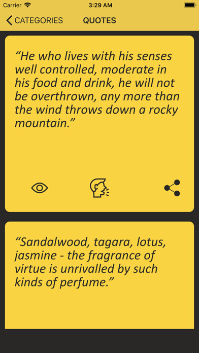 Emulate iPhone app Guatama Buddha using MyAndroid