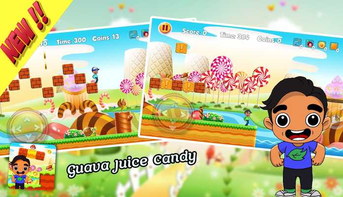 Emulate Android APK Guava Juice Candy World : Running