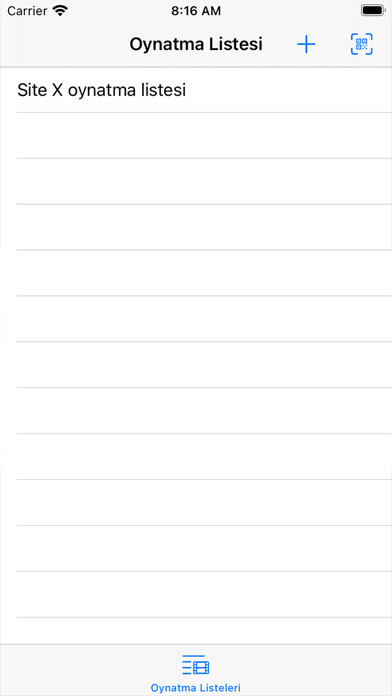 Emulate iPhone app Guek IPTV Player using MyAndroid
