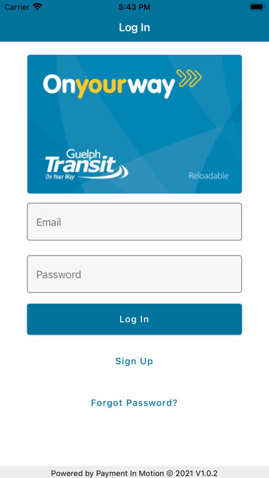 Emulate iPhone app Guelph Transit OnYourWay using MyAndroid