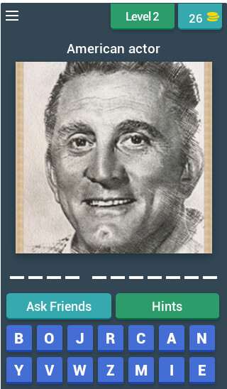 Run android online APK Guess American celebrities from MyAndroid or emulate Guess American celebrities using MyAndroid