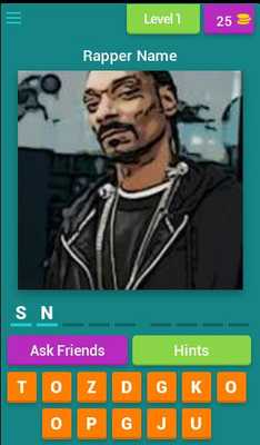 Emulate Android APK Guess HipHop Rappers