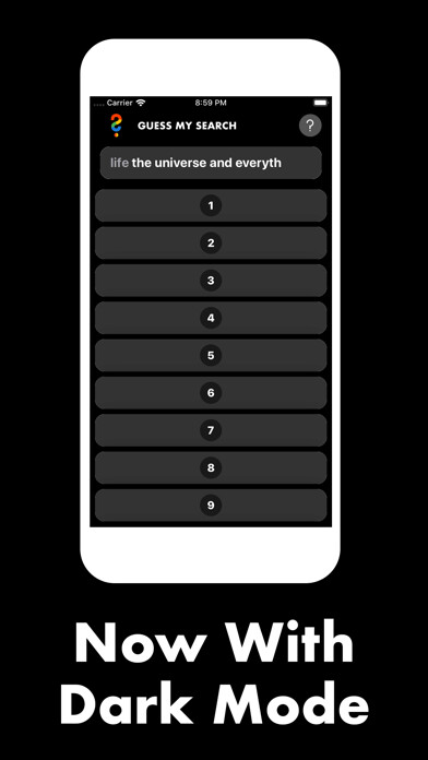 Emulate iPhone app Guess My Search using MyAndroid Emulate iPhone app Guess My Search using MyAndroid