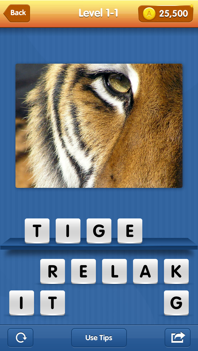 Emulate iPhone app Guess Pic - picture quiz. Addictive word game using MyAndroid Emulate iPhone app Guess Pic - picture quiz. Addictive word game using MyAndroid