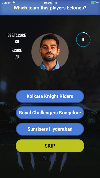 Emulate iPhone app Guess Player Team - IPL Quiz using MyAndroid Emulate iPhone app Guess Player Team - IPL Quiz using MyAndroid