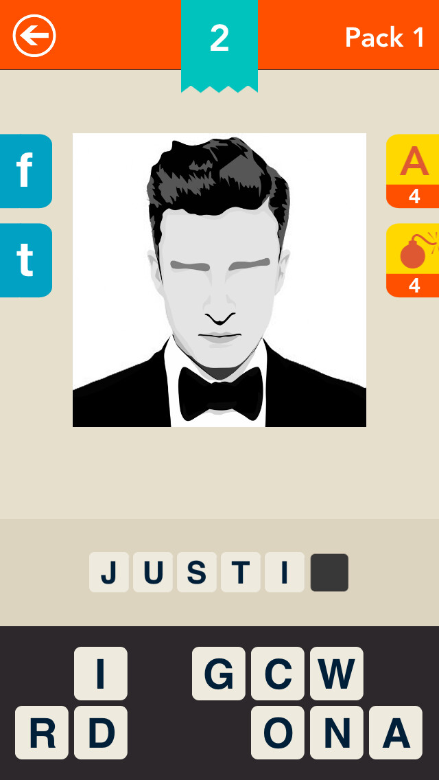 Emulate iPhone app Guess the Celebrity! ~ Free Icon Quiz using MyAndroid Emulate iPhone app Guess the Celebrity! ~ Free Icon Quiz using MyAndroid