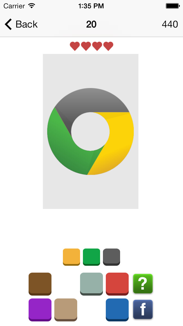 Emulate iPhone app Guess The Color! - Color Quiz Game using MyAndroid Emulate iPhone app Guess The Color! - Color Quiz Game using MyAndroid