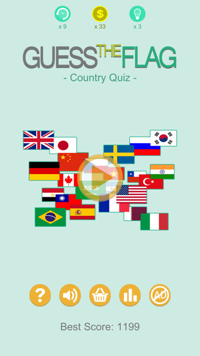 Emulate iPhone app Guess The Flag - Country Quiz using MyAndroid Emulate iPhone app Guess The Flag - Country Quiz using MyAndroid