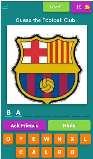 Emulate Android APK Guess the football club Emulate Android APK Guess the football club