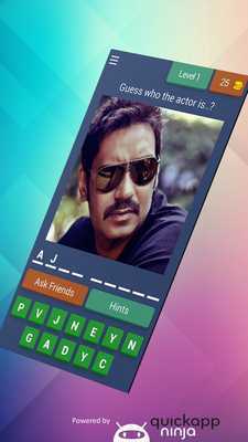 Emulate Android APK Guess The Indian Actors