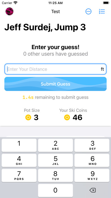Emulate iPhone app GuessTheJump - For Waterskiing using MyAndroid