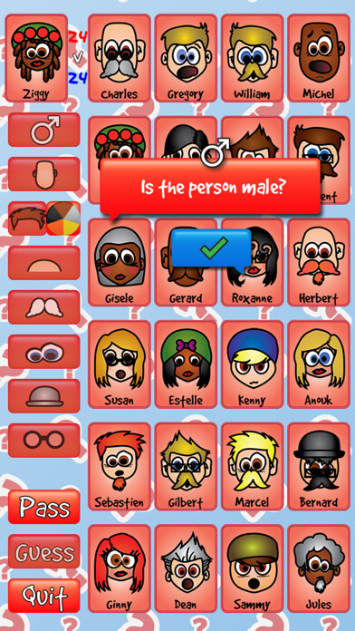 Emulate iPhone app Guess The Person? Premium using MyAndroid