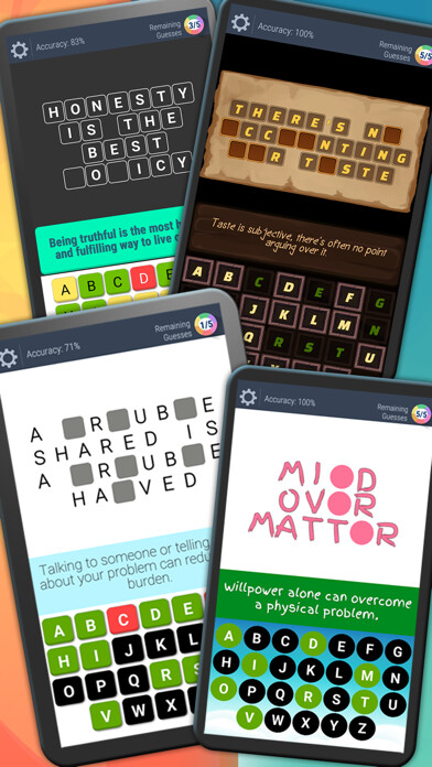 Emulate iPhone app Guess the Phrase & Proverbs using MyAndroid Emulate iPhone app Guess the Phrase & Proverbs using MyAndroid