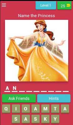 Emulate Android APK Guess The Pic - Princess Version