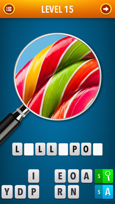 Emulate iPhone app Guess the Pic! ~ Close up Photos using MyAndroid
