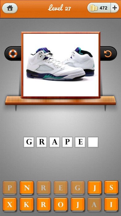 Emulate iPhone app Guess the Sneakers - Kicks Quiz for Sneakerheads using MyAndroid