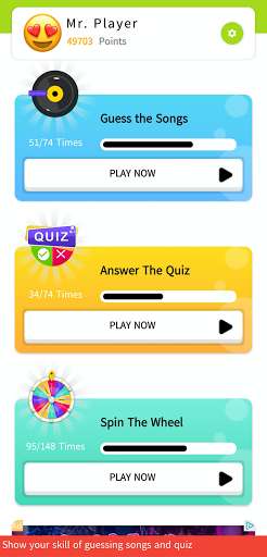 Run android online APK Guess the Songs, Quiz from MyAndroid or emulate Guess the Songs, Quiz using MyAndroid