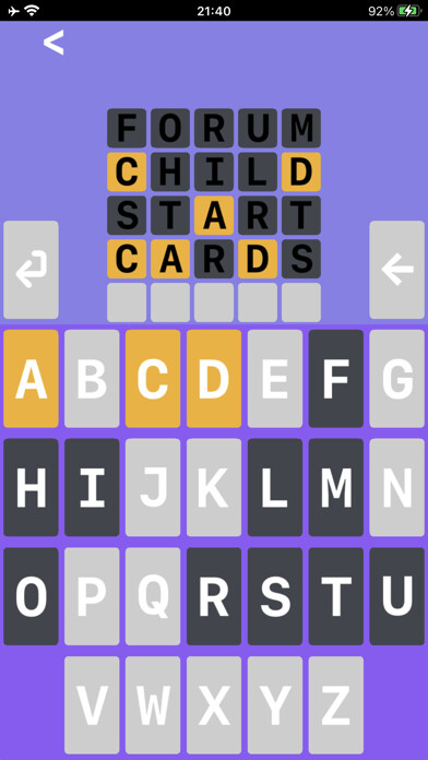 Emulate iPhone app Guess The Word Game Classic using MyAndroid Emulate iPhone app Guess The Word Game Classic using MyAndroid