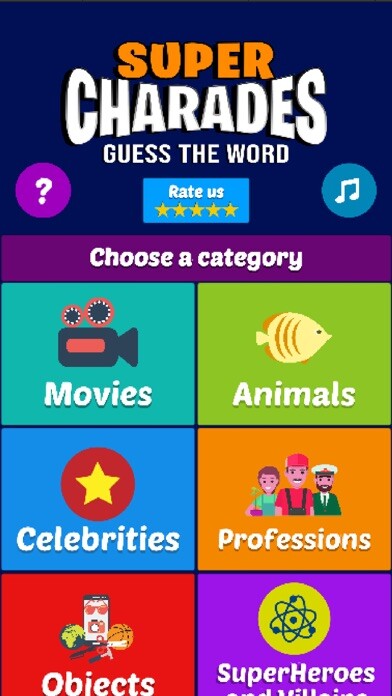 Emulate iPhone app Guess the Word Super Charades using MyAndroid Emulate iPhone app Guess the Word Super Charades using MyAndroid