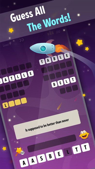 Emulate iPhone app Guess The Words - word games using MyAndroid Emulate iPhone app Guess The Words - word games using MyAndroid