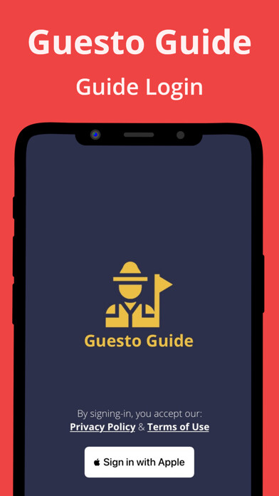 Emulate iPhone app Guesto Guide using MyAndroid
