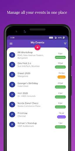 Run android online APK guesture - Organize Events, Concerts & Workshops from MyAndroid or emulate guesture - Organize Events, Concerts & Workshops using MyAndroid