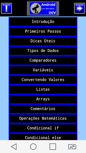 Emulate Android APK Guia Android DEV (RFO BASIC) Emulate Android APK Guia Android DEV (RFO BASIC)