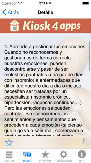 Emulate iPhone app Guia Bio Emocional using MyAndroid Emulate iPhone app Guia Bio Emocional using MyAndroid