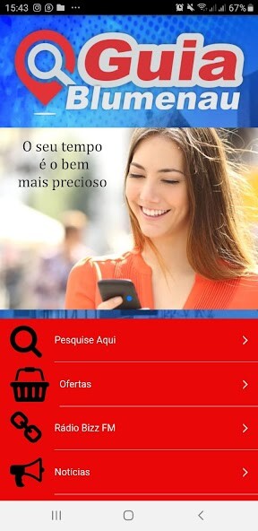 Run android online APK Guia Comercial De Blumenau from MyAndroid or emulate Guia Comercial De Blumenau using MyAndroid