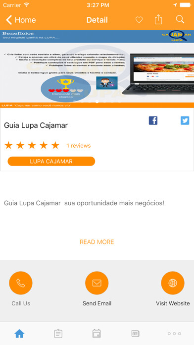 Emulate iPhone app Guia Lupa Cajamar using MyAndroid Emulate iPhone app Guia Lupa Cajamar using MyAndroid