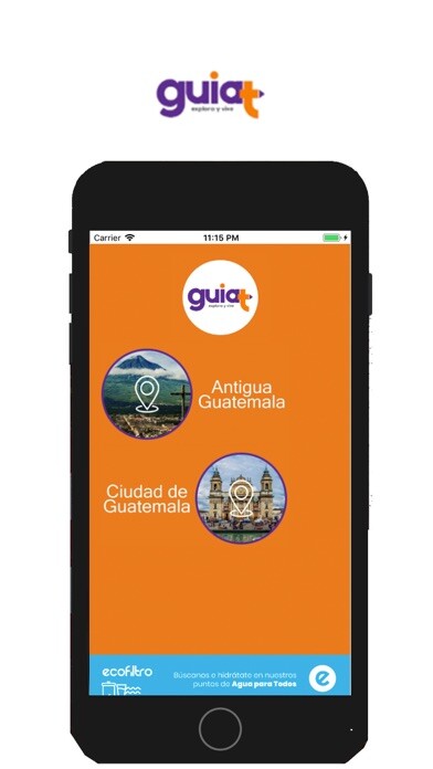 Emulate iPhone app GuiaT using MyAndroid