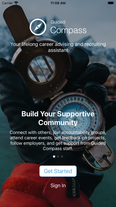 Emulate iPhone app Guided Compass using MyAndroid