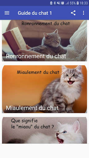 Run android online APK Guide du chat from MyAndroid or emulate Guide du chat using MyAndroid