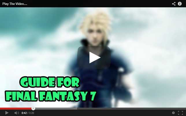 Emulate Android APK Guide Final Fantasy 7