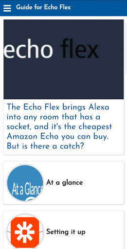 Run android online APK Guide for Echo Flex from MyAndroid or emulate Guide for Echo Flex using MyAndroid Run android online APK Guide for Echo Flex from MyAndroid or emulate Guide for Echo Flex using MyAndroid