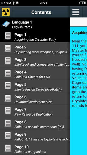 Run android online APK Guide for Fallout 4 from MyAndroid or emulate Guide for Fallout 4 using MyAndroid