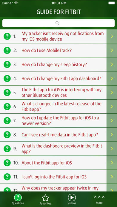 Emulate iPhone app Guide for Fitbit app using MyAndroid