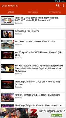Emulate Android APK Guide for K.O.F 96, 97,98...