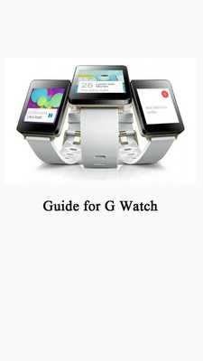 Emulate Android APK Guide for LG G Watch Emulate Android APK Guide for LG G Watch