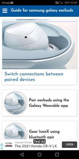 Run android online APK Guide for samsung galaxy earbuds from MyAndroid or emulate Guide for samsung galaxy earbuds using MyAndroid
