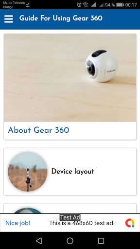 Run android online APK Guide for using Gear 360 from MyAndroid or emulate Guide for using Gear 360 using MyAndroid
