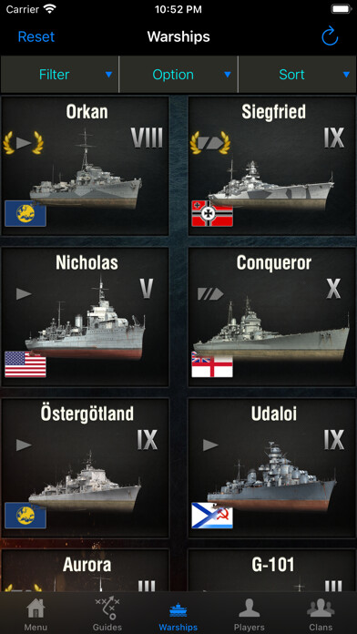 Emulate iPhone app Guide for WORLD OF WARSHIPS using MyAndroid