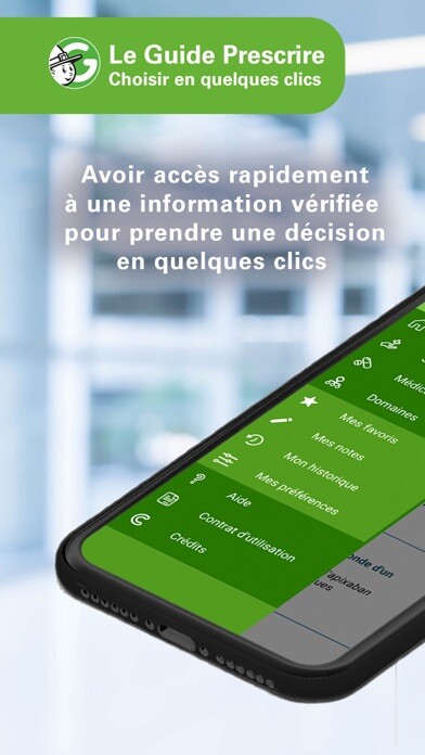 Emulate iPhone app Guide Prescrire using MyAndroid