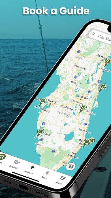 Emulate iPhone app Guidesly: Fishing Trips using MyAndroid