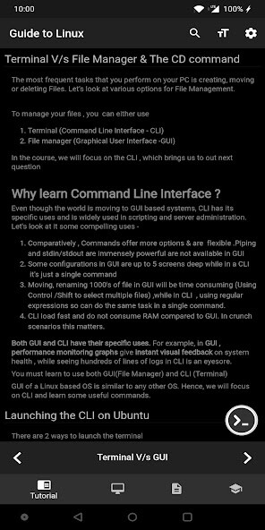 Emulate Guide to Linux - Terminal, Tutorials, Commands from MyAndroid or run Guide to Linux - Terminal, Tutorials, Commands using MyAndroid