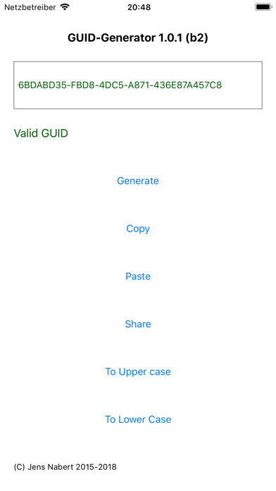 Emulate iPhone app GUID-Generator using MyAndroid Emulate iPhone app GUID-Generator using MyAndroid