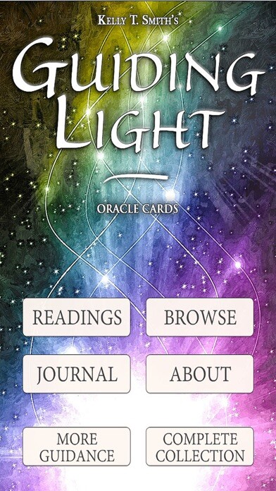 Emulate iPhone app Guiding Light Oracle Cards using MyAndroid